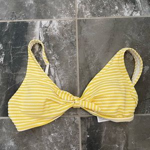 Abercrombie & Fitch Yellow Swim Top